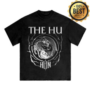 The Hu Merch Store Black & White Logo Tee