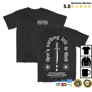Thriller Records Store Merch Catch Your Breath Dagger Black Shirt