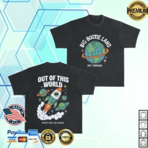 Two Friends Store Merch Out Of This World Vintage Black Shirt