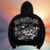 Warren Lotas Store Merch No Man's Land Zip Up Hoodie - Black