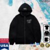 Warren Lotas Store Merch No Man's Land Zip Up Hoodie - Black