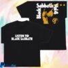 Amateur Athlete Skate Shop Store Merch Oj Listen To Black Sabbath Tee Black