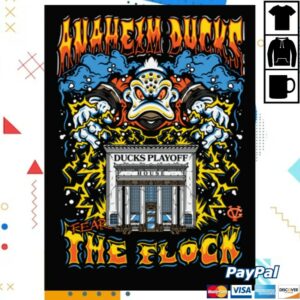 Anaheim Team Store Merch Fear The Flock Playoff Hose Tee