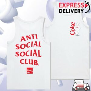 Anti Social Social Club Store Merch Assc Coca-Cola Polar Bear Coke White Tank