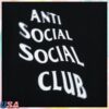 Anti Social Social Club Store Merch Blame Premium Black Tee