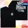 Anti Social Social Club Store Merch Blame Premium Black Tee