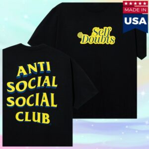 Anti Social Social Club Store Merch I Doubt It Premium Black Tee