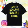 Anti Social Social Club Store Merch I Doubt It Premium Black Tee