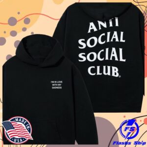 Anti Social Social Club Store Merch Sadness Premium Hoodie