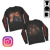 Beyond Human Merch Boots Bloody Boots Black Rain Long Sleeve
