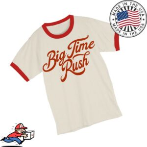 Big Time Rush Store Merch Big Time Rush Ringer Tee - Red