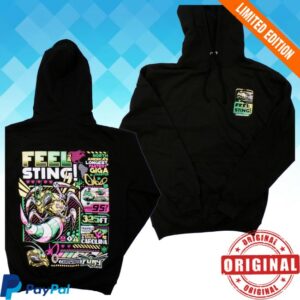Cedar Fair Store Merch Carowinds Fury 325 Stats Hooded Sweatshirt