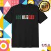 Crownminded Store Merch Los Angeles Mexico Flag Graphic Tee Black