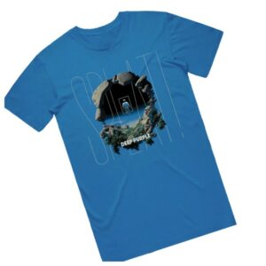 Deep Purple Store Merch Splat! T-Shirt - Blue