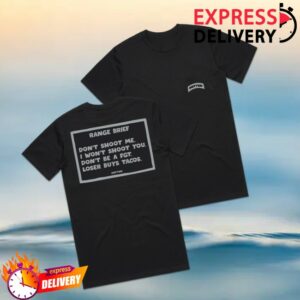 Dirty Kid Co Store Merch Range Brief Tee - Black