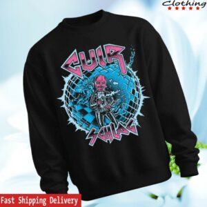Distroville Store Merch Cuir - Schlag Sweatshirt