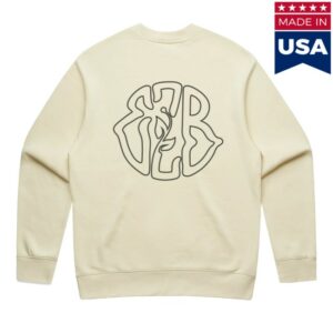 Eazybaked Beats Store Merch Classic Ezb Logo Crewneck - Cream