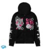 Emo Nite Store Merch Bunny Bomb Zip Up Liner Hoodie