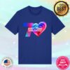 Eurovision Store Merch 70Th Anniversary T-Shirt (Blue)