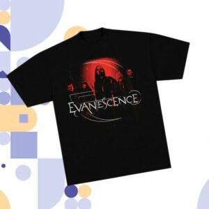 Evanescence Store Merch Group Logo Photo Tee