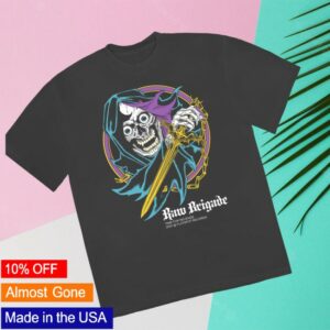 Flatspot Records Store Merch Raw Brigade Reaper T-Shirt