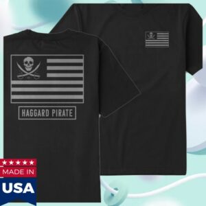 Haggard Pirate Store Merch Flagged Tee Black