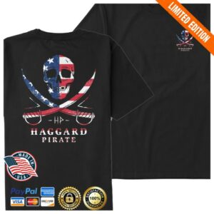 Haggard Pirate Store Merch Patriot Tee Black