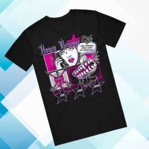 Honey Revenge Store Merch Comic - Black T-Shirt