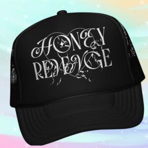 Honey Revenge Store Merch Heart - Black Foam Trucker Hat