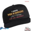 House Of Protection Music Store Merch I Hate Hop Surf Cap - Black