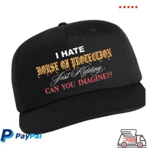 House Of Protection Music Store Merch I Hate Hop Surf Cap - Black