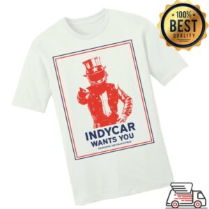 Indycar Store Merch 2026 Freedom 250 Grand Prix Indycar Wants You T-Shirt