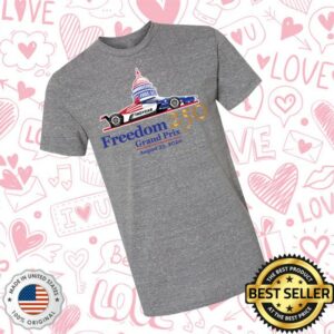 Indycar Store Merch Freedom 250 Grand Prix Logo T-Shirt