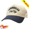 Japangeles Store Merch Fundamentals Snapback In Cream Navy