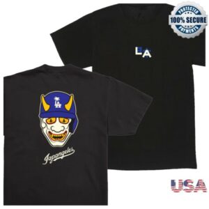 Japangeles Store Merch La Oni Heavyweight Tee In Black