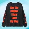 John Geiger Store Merch Bridges Distressed Long Sleeve Tee Black
