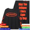 John Geiger Store Merch Bridges Distressed Long Sleeve Tee Black