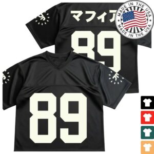 Jpegmafia Store Merch 89 Mafia Football Jersey Black