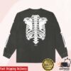 Juicestore Merch Bone Garment Dye LS T-Shirt (Black)