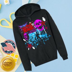 Lilith's Demise Store Merch Scene Core Zip Up Hoodie