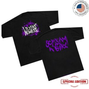 Lilith's Demise Store Merch Scream Like A Girl Tee (Purple)