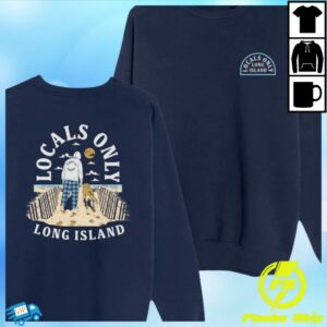 Locals Only Store Merch The Beach Run Crewneck