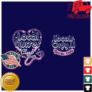 Locals Only Store Merch The Nurses Club T (Navy)