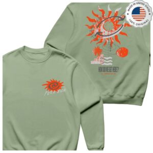 Louis Tomlinson Store Merch How Did We Get Here Tour Green Crewneck