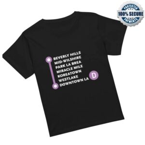 Metro Store Merch D Line Neighborhoods Women High-Waisted T-Shirt
