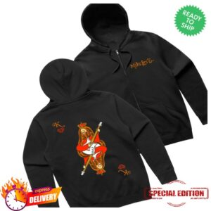 Mike Love Store Merch King Of Hearts Zip Hoodie (Black)