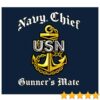 Navy Chief Store Merch Gunners Mate Cpo Tee Navy