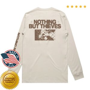 Nothing But Thieves Store Merch Nbt Wire Australia Tour Natural Longsleeve