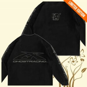 Official Ghost Racing Store Merch Y2k Ghoststar Long Sleeve - Black