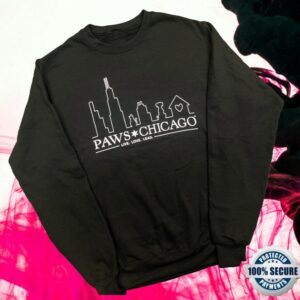 Paws Chicago Store Merch Skyline Crewneck Sweatshirt